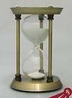 30 MINUTE HOUR GLASS TIMER   Antique Style   WHITE SAND