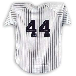  Reggie Jackson Signed Auth. Yankees STAT Jersey Sports 