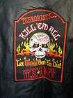   US ARMY LEATHER JACKET Sharp Shooter PATCHES Terrorists S (RUNS BIG