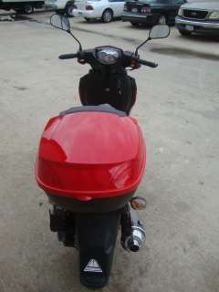 2012 Bright Red 150cc Gas Scooter Moped 149cc 12 Rims ABS Disc Brake 