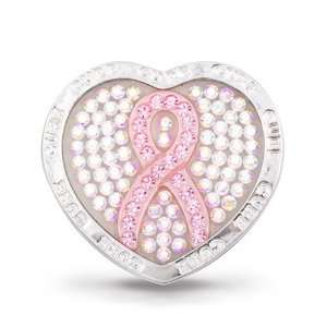  Breast Cancer Pink Ribbon Heart
