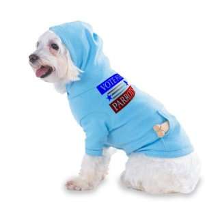  VOTE FOR PARROTS Hooded (Hoody) T Shirt with pocket for 