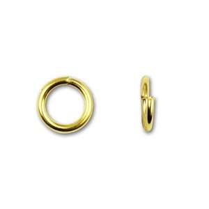   5mm Gold Plated 21 Gauge Open Jump Rings (48) Arts, Crafts & Sewing