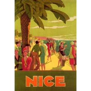  NICE BEACH FASHION TRAVEL FRANCE FRENCH SMALL VINTAGE 