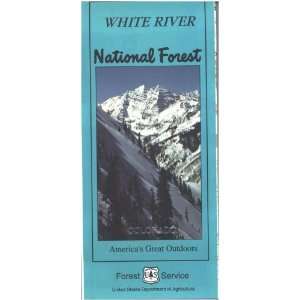  Map White River National Forest Forest Service Books