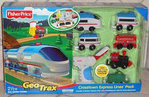 GEOTRAX ROAD & RAIL CROSSTOWN EXPRESS LINES PACK NEW  