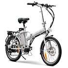 Wheels EW 450 LI Electric Folding Commuter Bike Bicycle   Silver