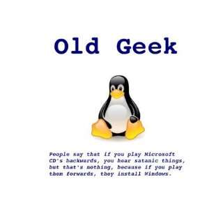 Old Geek, Linux coffee mug 