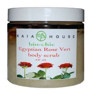  Kaia House Organics Egyptian Rose Vert Body Scrub Beauty