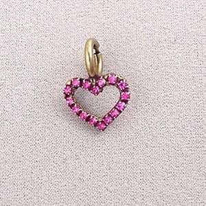   Heart Pet Necklace Charm  Clasp ROUND CLASP  Finish 23K GOLD  Code