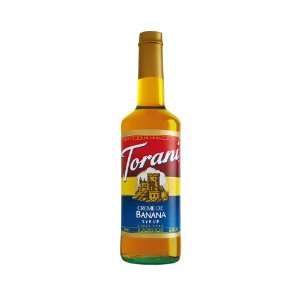 Torre & Company 750 Milliliter Crème of Banana Syrup (03 0073 