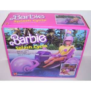 1985 Barbie Doll Splash Cycle Vehicle Toys & Games