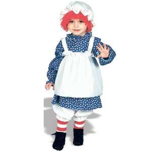    Raggedy Ann Costume Toddler 1T 2T Kids Halloween 2011 Toys & Games