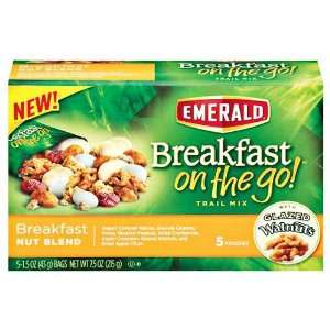 Emerald Breakfast On The Go, Breakfast Nut Blend, 5 ct Box (Pack of 4)
