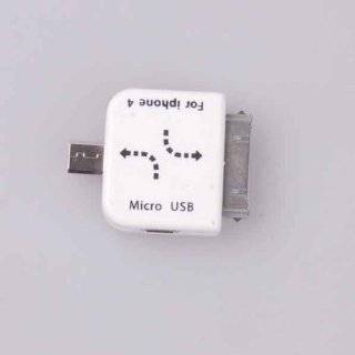   Mini USB Female to Micro USB Male iPhone / iPod Dock Connector Adapter