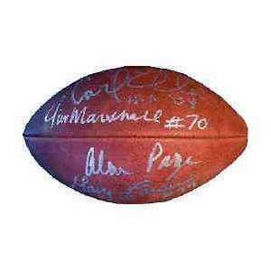 Minnesota Viking Purple People Eaters Autographed/Hand Signed NFL Pro 