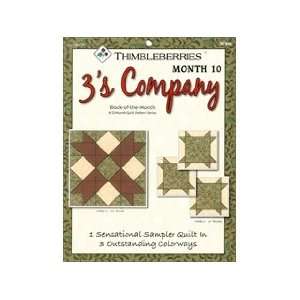    Thimbleberries 3s Company Month #10 Pattern Arts, Crafts & Sewing