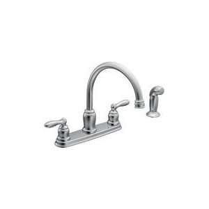  MOEN CA87888 Caldwell Two Handle High Arc Kitchen Faucet 