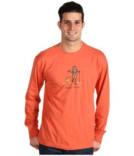 Life is good Mens Happy Trails L/S Crusher™ Tee    