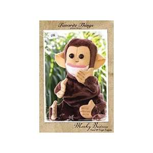   Monkey Business   Hand & Finger Puppets Pattern Arts, Crafts & Sewing