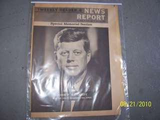 Dec 1963 John F. Kennedy Memorial Section Weekly Reader  