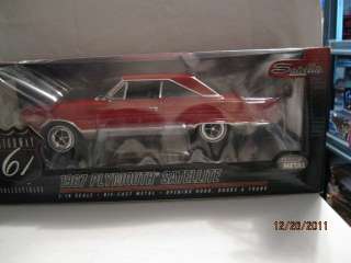 HIGHWAY 61 1967 PLYMOUTH SATELLITE RED #50500 NEW DIECAST  