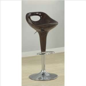  Bobkona Adjustable Conical Shaped Barstool in Espresso 