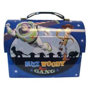  Disney Buzz Woody and the Gang Blue DomeToy Story Lunch Box 