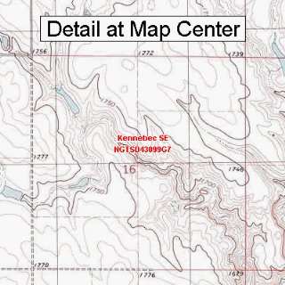   Map   Kennebec SE, South Dakota (Folded/Waterproof)