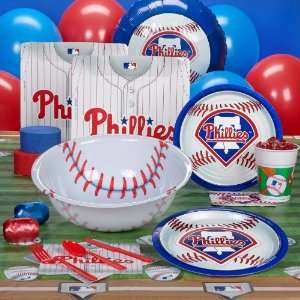   Philadelphia Phillies Baseball Deluxe Party Pack for 18 Toys & Games