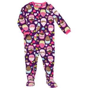 Girls One Piece Polyester Microfleece Footed Blanket Sleeper Pajama 