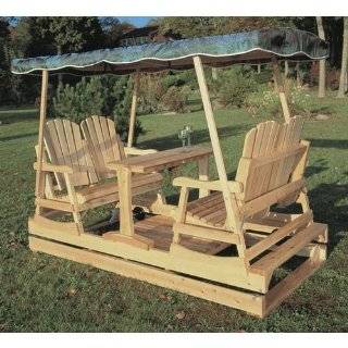 Canopy Glider Swing, Plan No. 818 (Woodworking Project Paper Plan)