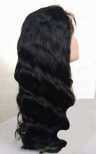 NATURAL CHINESE FULL LACE HUMAN HAIR REMY ANY TEXTURE OR WAVE WIG 