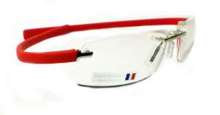   TH 5201 003 S.58 RX GLASSES RIMLESS RED FRAME EYEGLASSES AUTH  