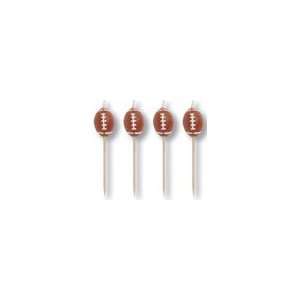  Football Candle Picks (4 ct) (4 per package) Toys & Games