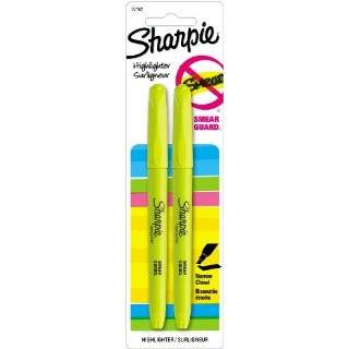 Sharpie Accent Liquid Pen Style Highlighters, 2 Fluorescent Yellow 