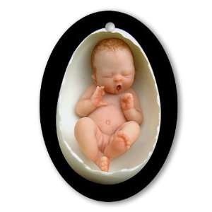  Aphira Egg Baby   Porcelain Keepsake Baby Oval Ornament by 