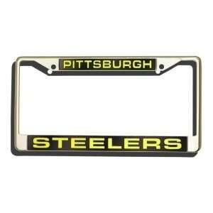  Pittsburgh Steelers Laser Cut Chrome License Plate Frame 