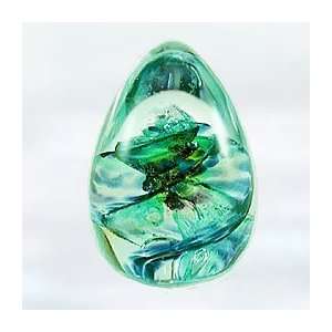  Glass Paperweight Egg