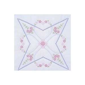   White Quilt Blocks 18X18 6/Pkg Star & Hearts Arts, Crafts & Sewing