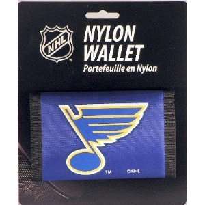   NHL St Louis Blues Royal Blue Nylon Tri Fold Wallet
