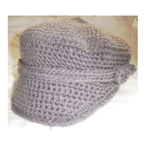  Trendy, Fashionable, Hand crocheted Newsboy Hat/Cap 
