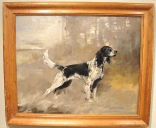 Elmer Boyd Smith painting Llewellin Setter dog painting  