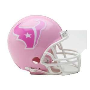 Houston Texans Pink Replica Mini Helmet Quarterback Style Greatest 