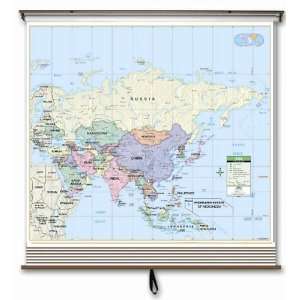com Universal Map 26014 3 Map Primary Wall Map Set Eastern Hemisphere 
