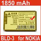   1850mAh High capacity battery BLD 3 for Nokia 2100 3300 7210 7250 8910