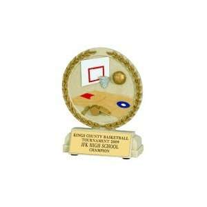  Stone Resin Basketball Trophy