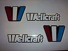 WELLCRAFT VINTAGE W Decal set