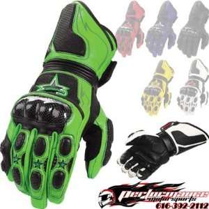  Icon Merc Gloves   Large/Green Automotive