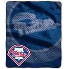 Philadelphia Phillies MLB Retro Plush Raschel Blanket  